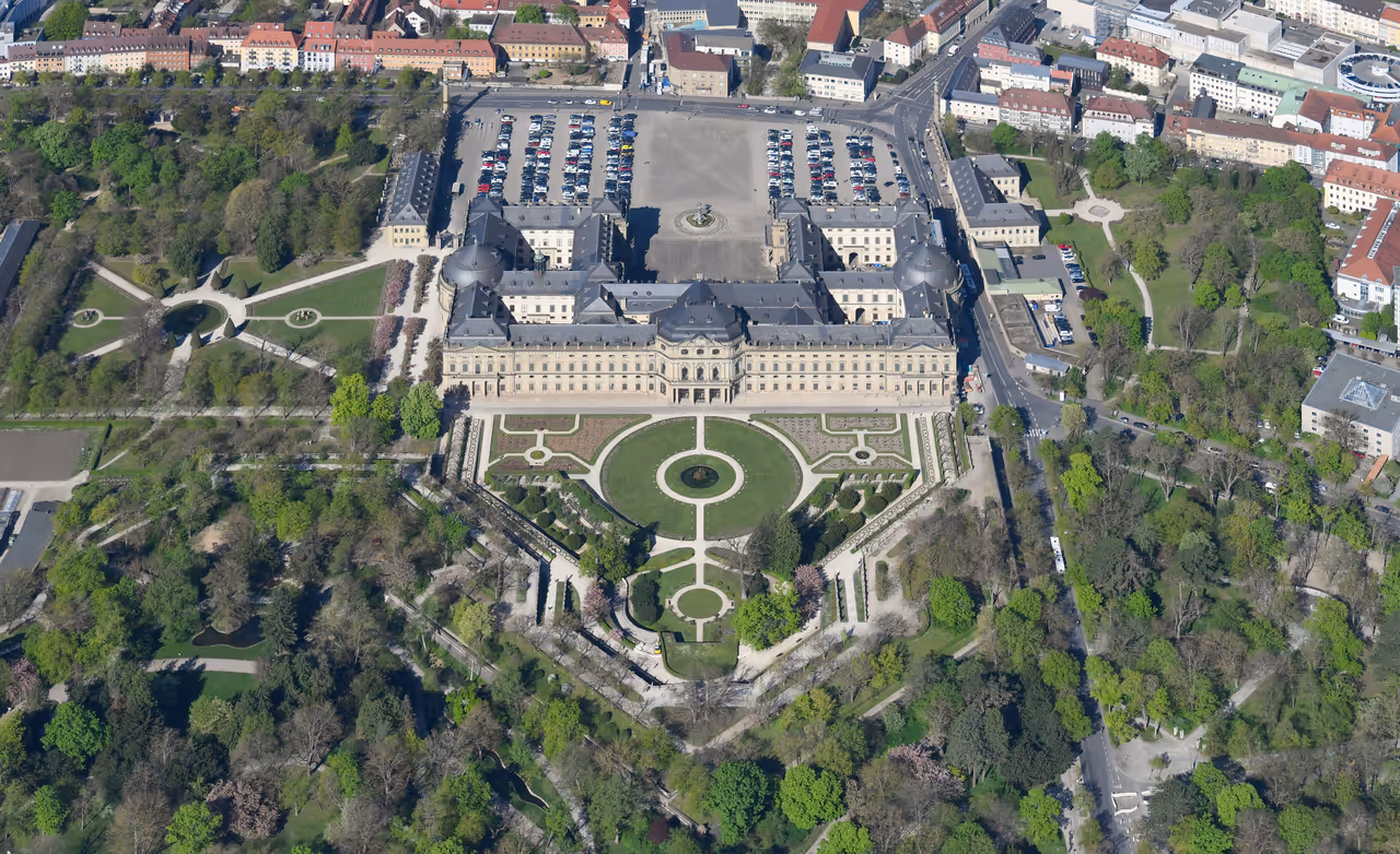 Aerial image of Würzburg Residence