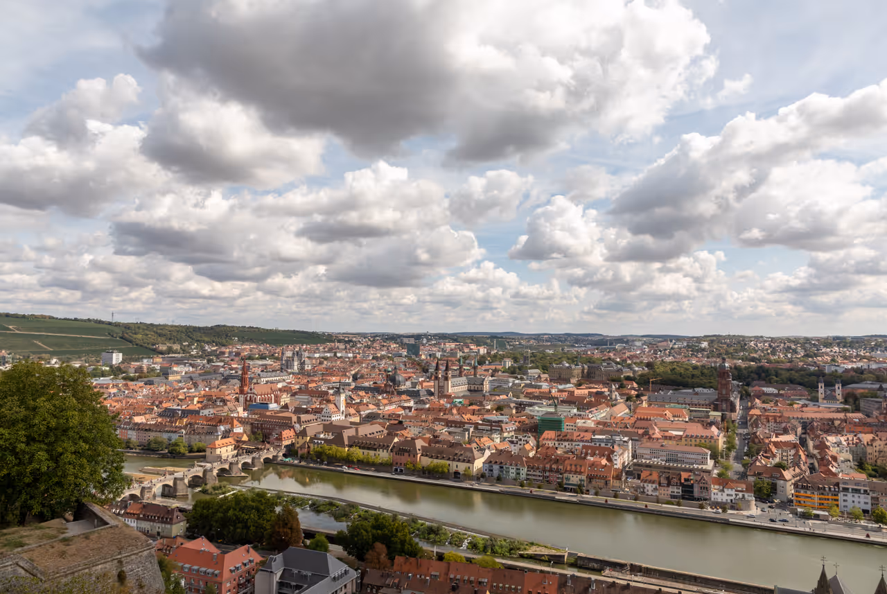 View from Marienberg fortress, Würzburg
