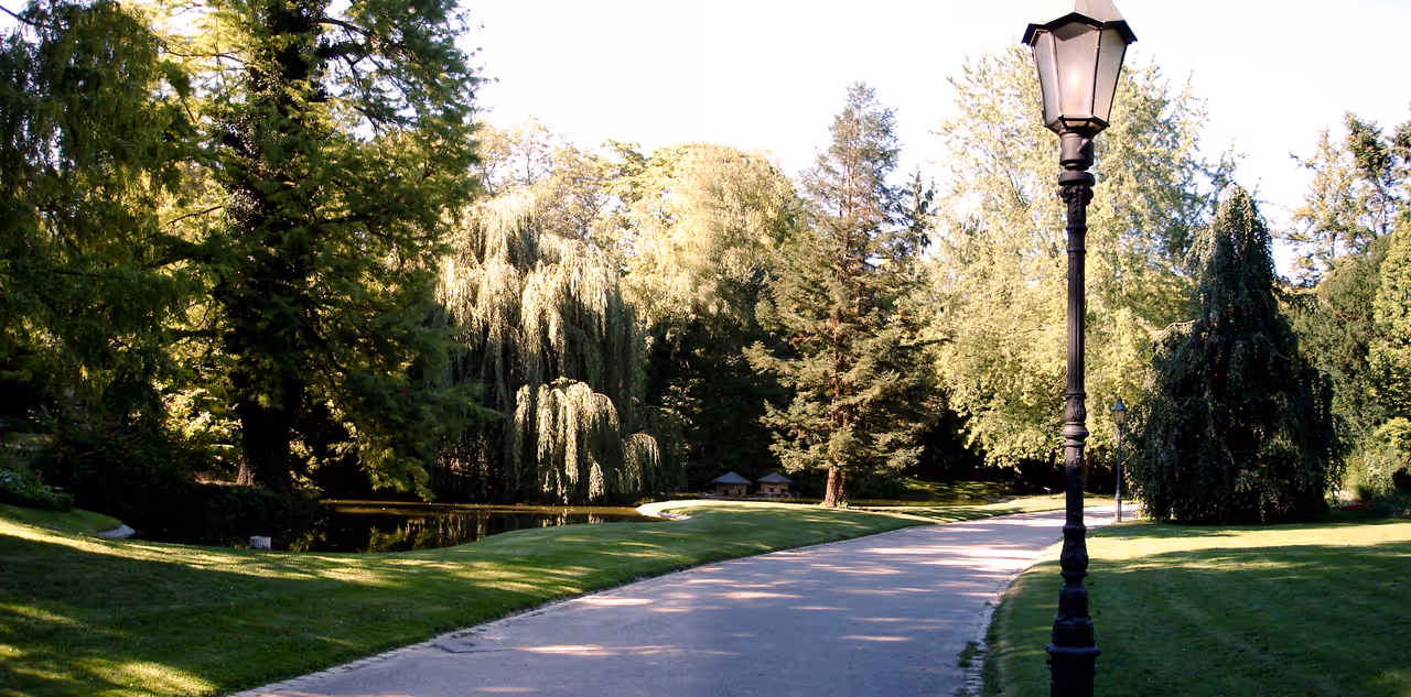 Ringpark path in Würzburg