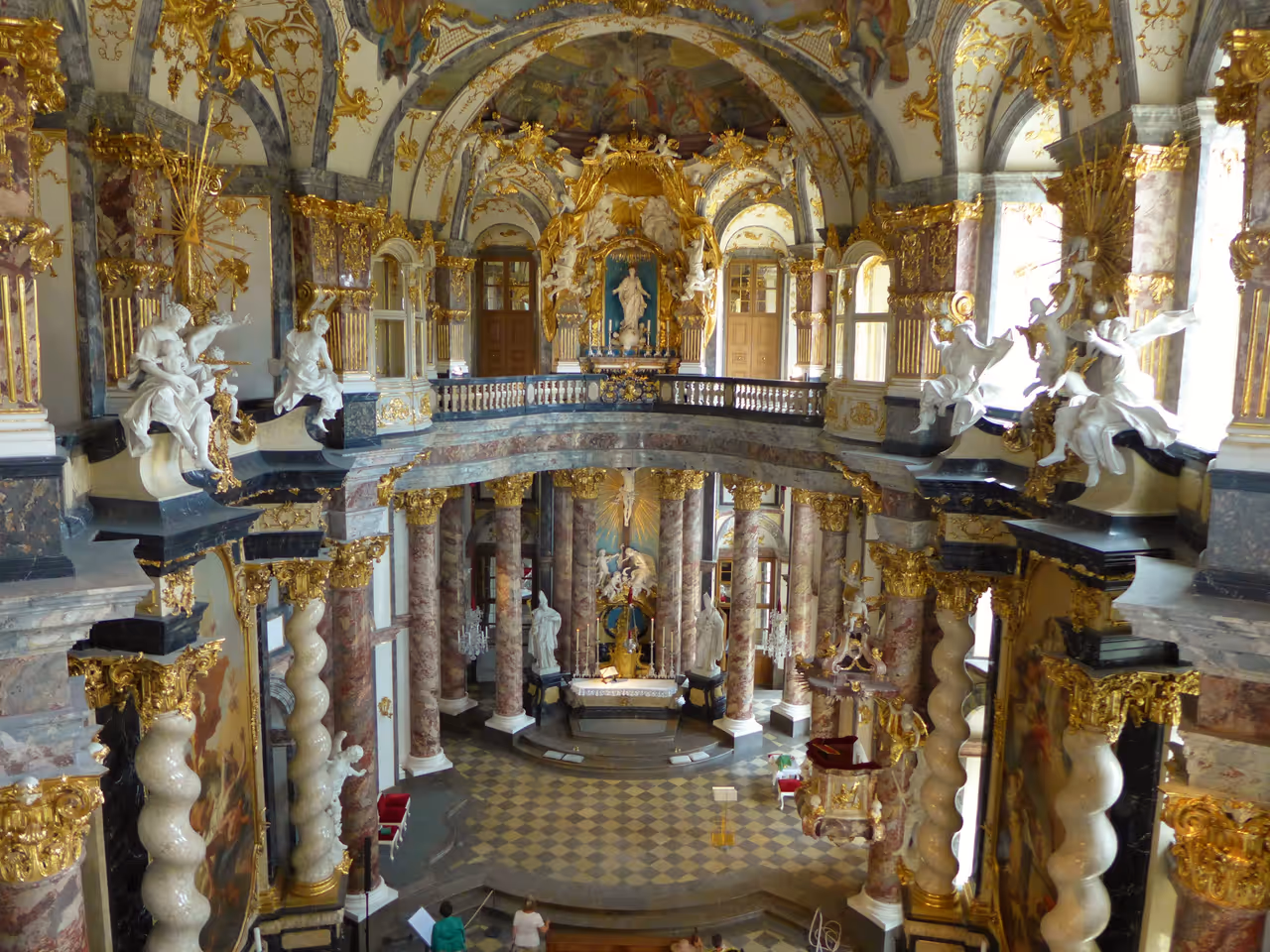 Inside the Residence in Würzburg