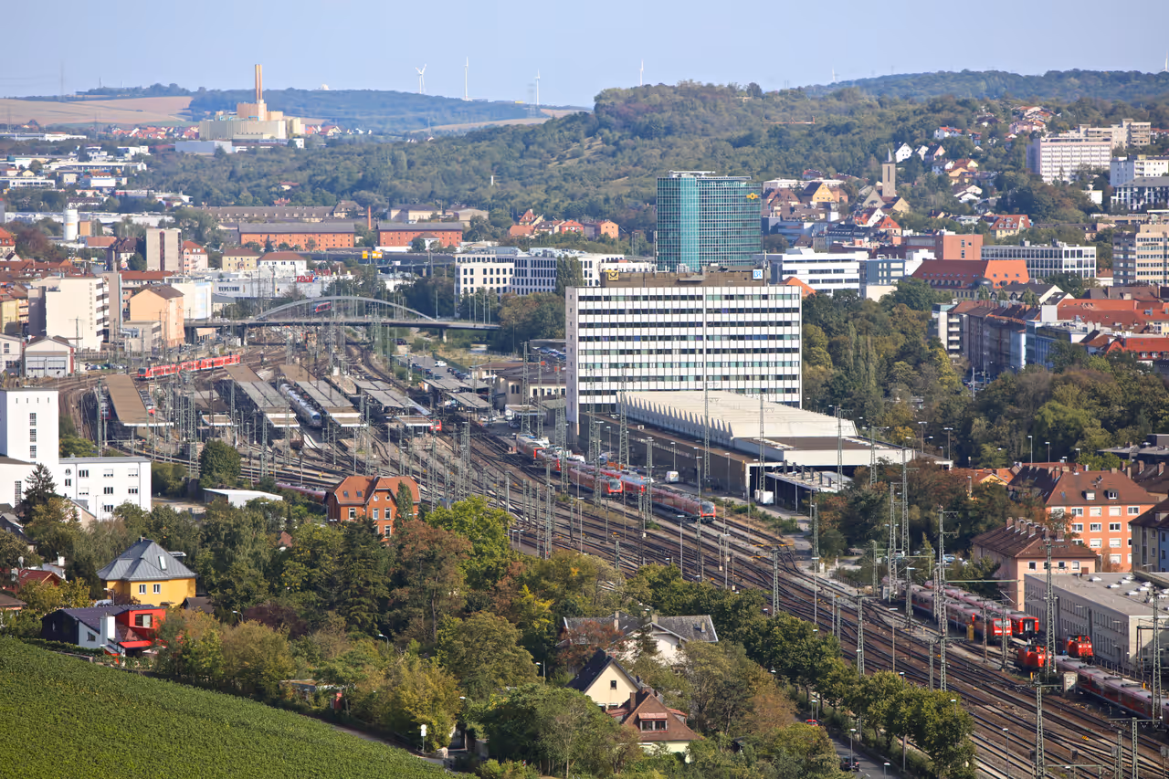 Ringpark nature walk stroll in Würzburg