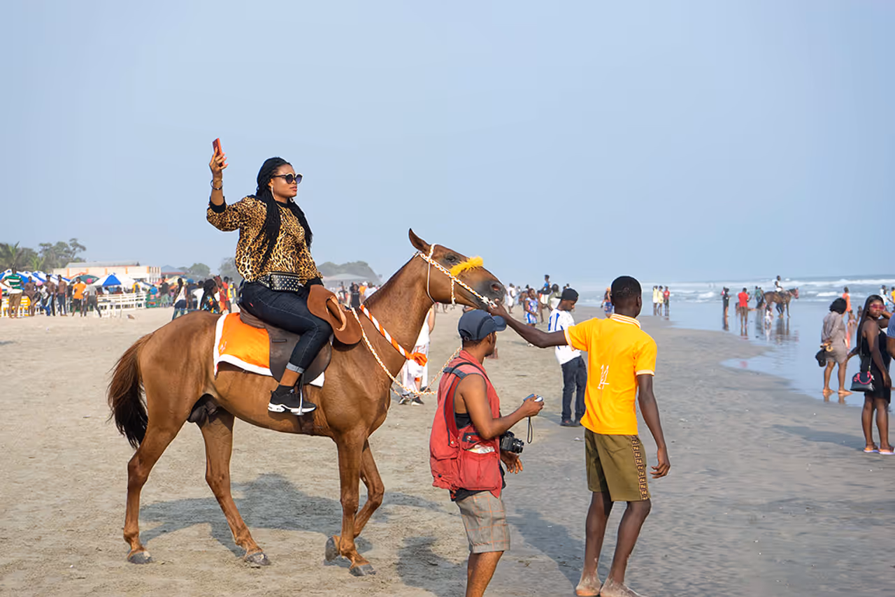 Horseback riding in Accra