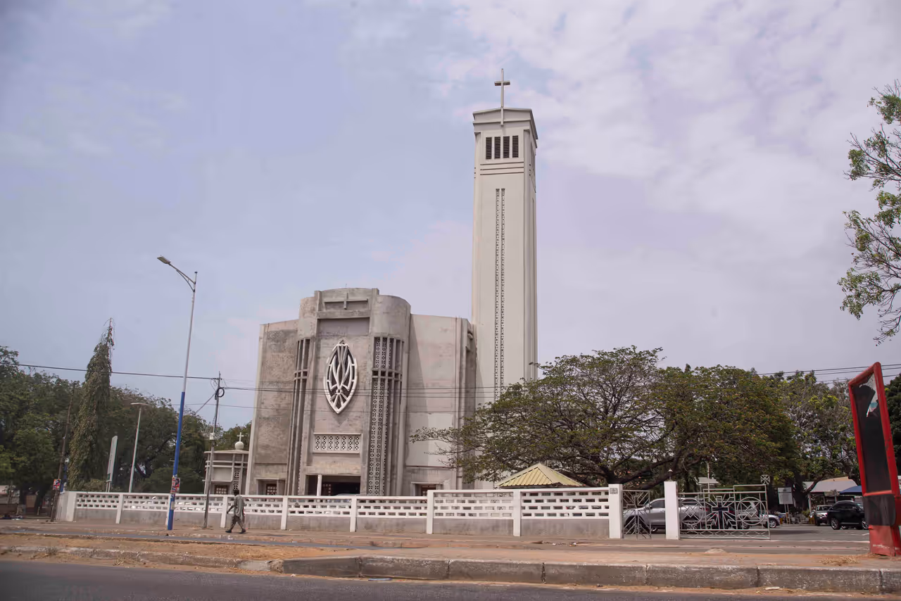 Holy spirit cathedral in Accra