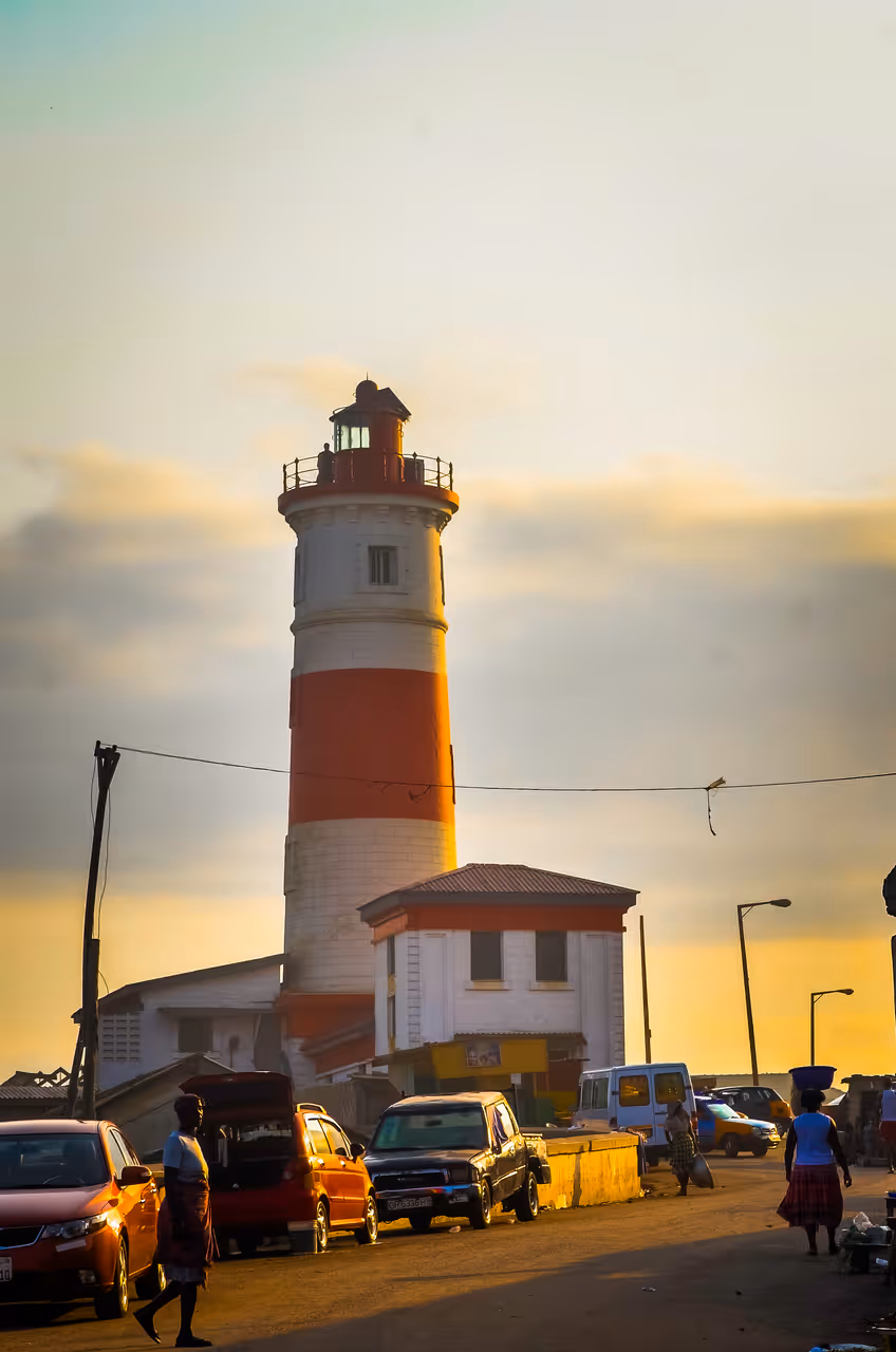 Jamestown lighthouse in Accra