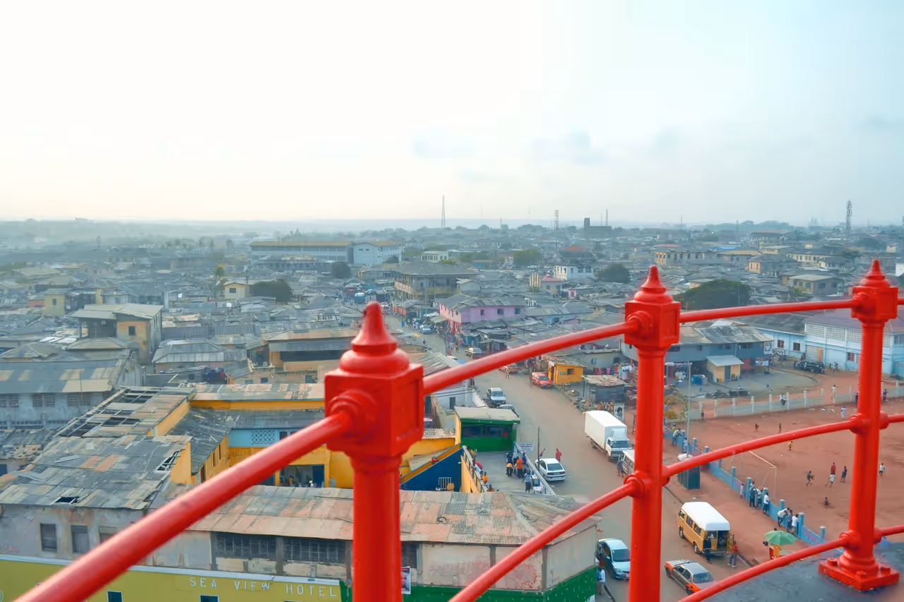Jamestown lighthouse in Accra