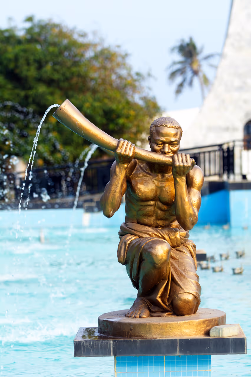 Kwame nkrumah memorial park and mausoleum in Accra