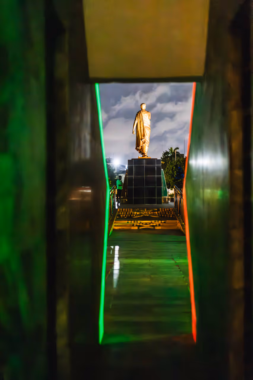 Kwame nkrumah memorial park and mausoleum in Accra