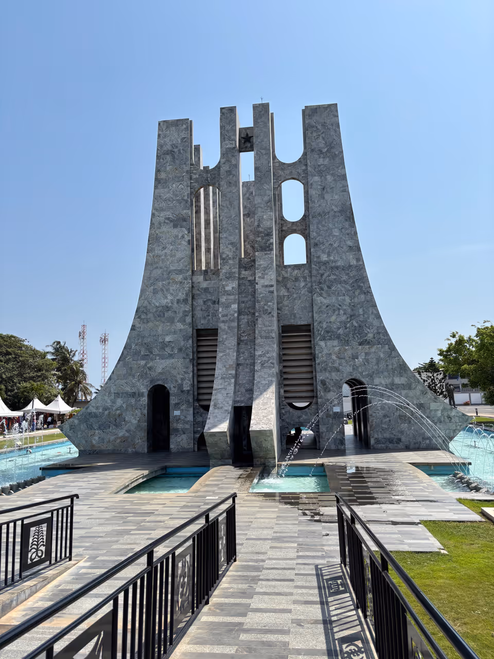 Kwame nkrumah memorial park and mausoleum in Accra