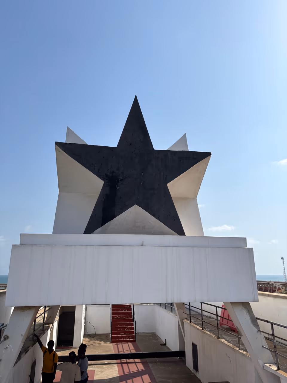 Monumental black star square in Accra