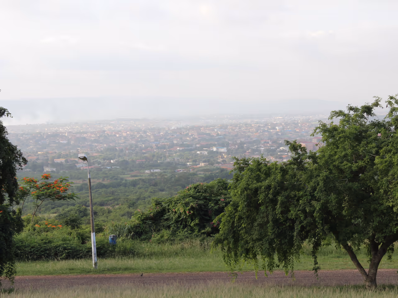 Accra view from a hill