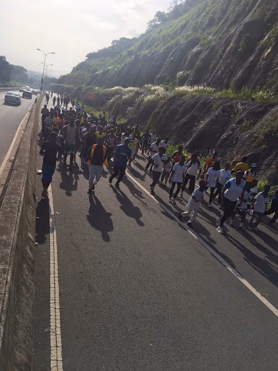 Aburi mountain climb cycling in Accra