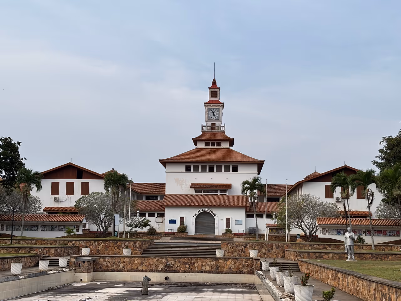 Legon campus exploration cycling in Accra