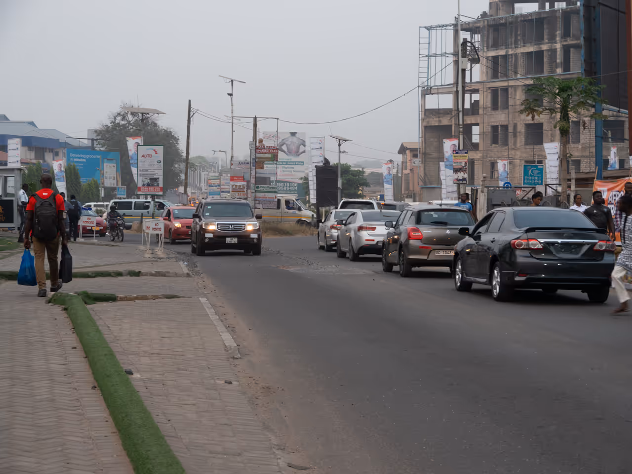 Oxford street in Accra