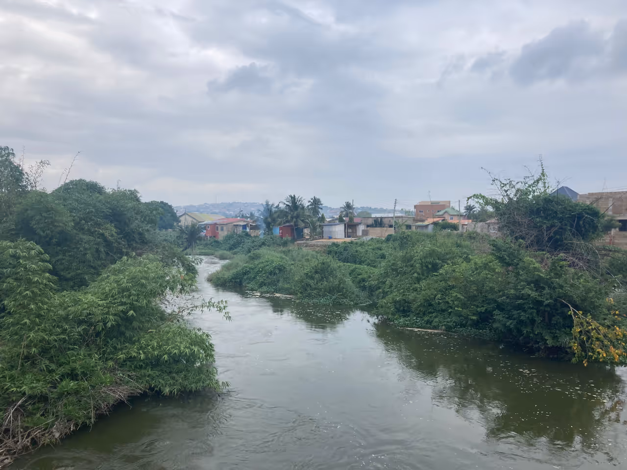 Densu river in Accra