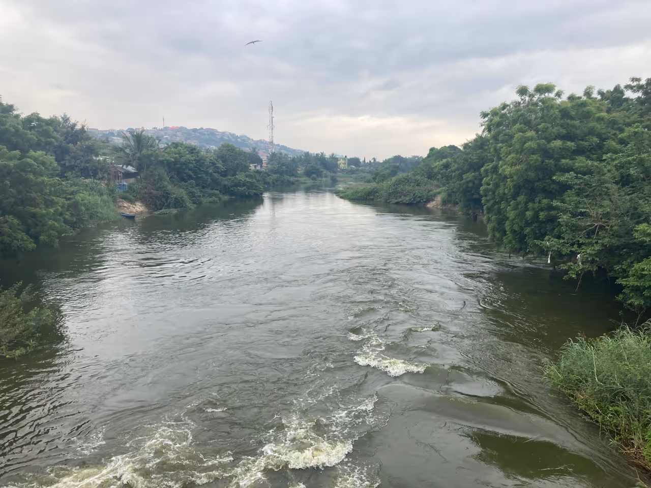 Densu river in Accra