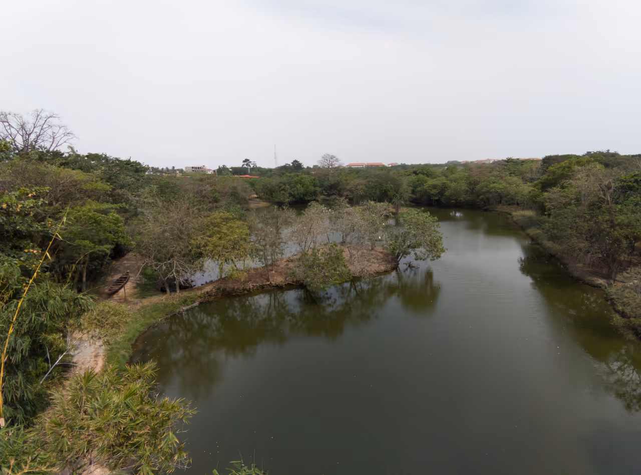 Legon botanical gardens in Accra