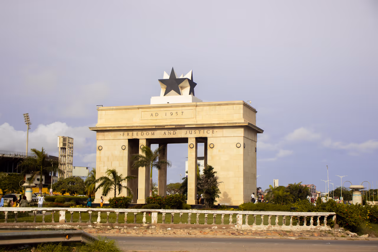 Black star gate in Accra