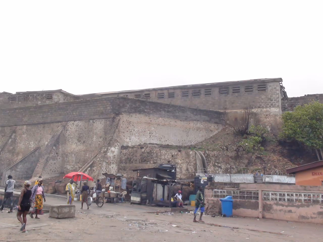 Historic fort james in Accra