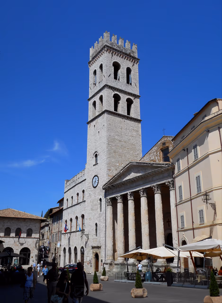 Temple of minerva in Assisi