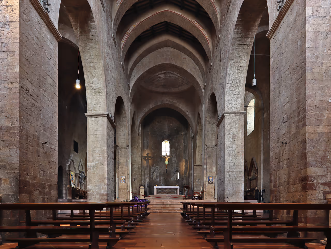 Interior of Church of San Pietro, Assisi