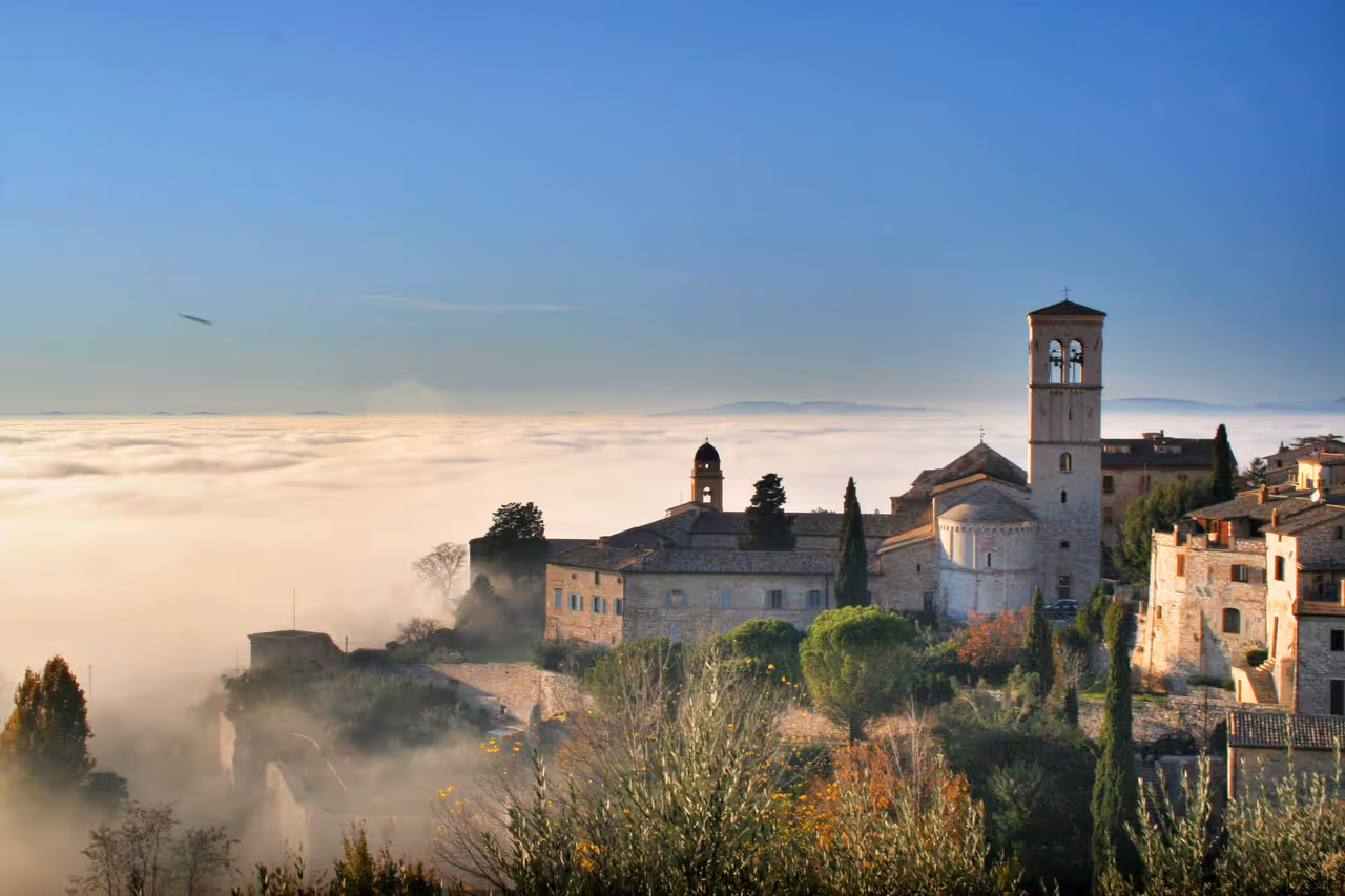 Church of santa maria maggiore in Assisi