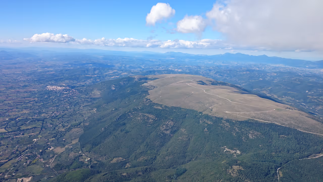 Mount subasio in Assisi