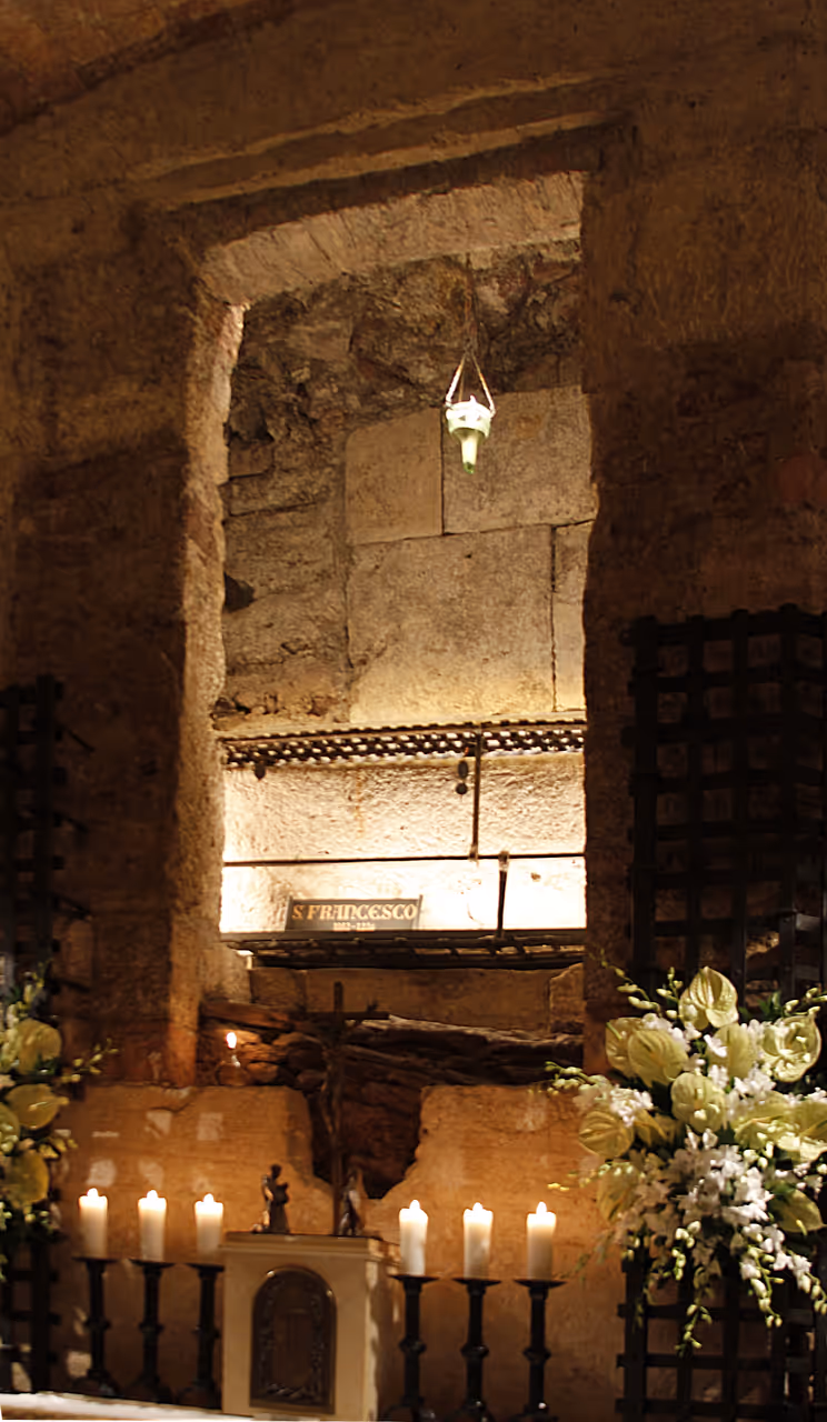In the footsteps of st. francis tour in Assisi