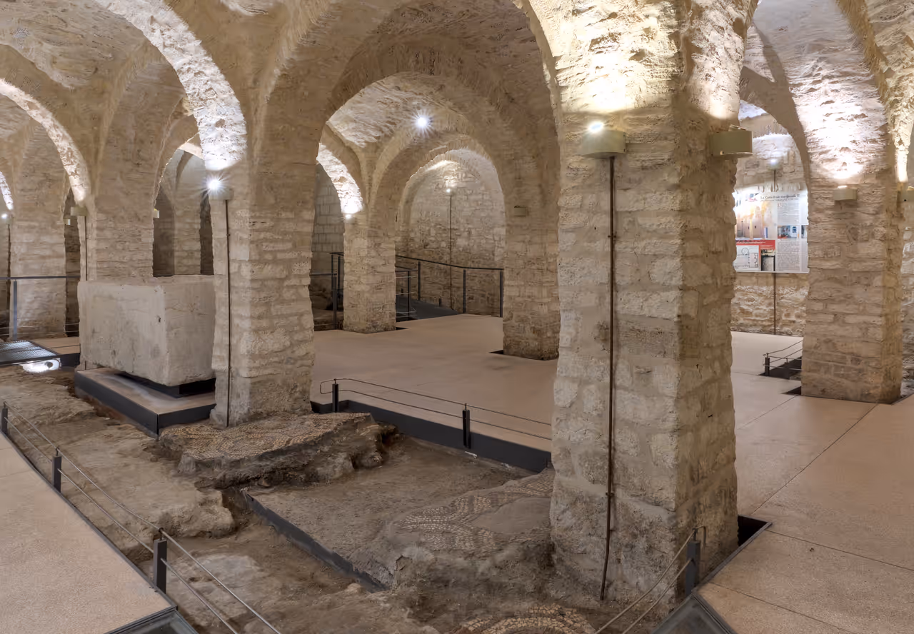 Saint Sabinus cathedral, remains of the Byzantine basilica