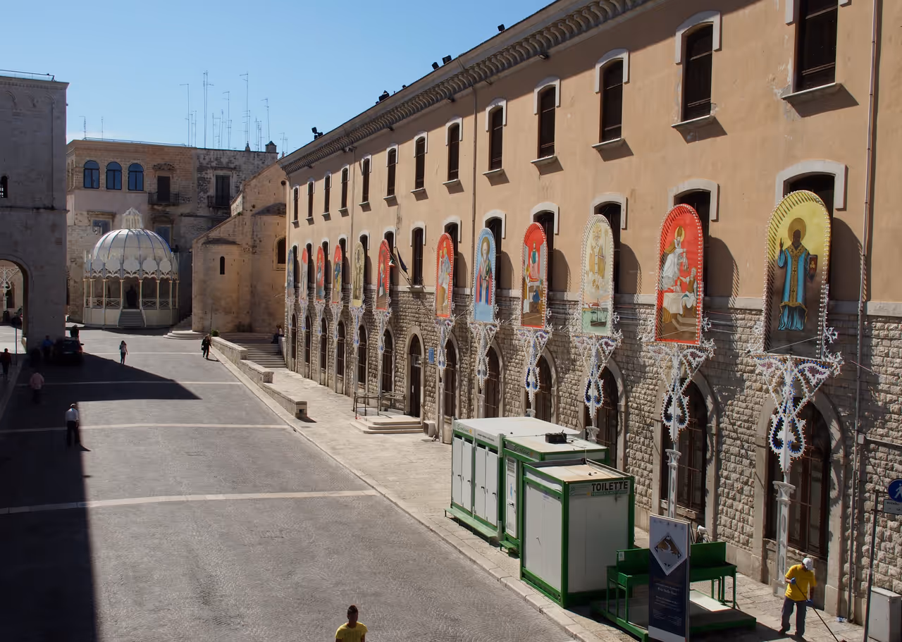 Feast of saint nicholas festival in Bari