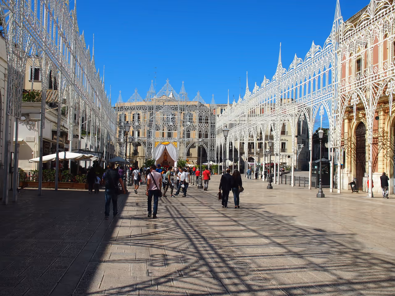 Feast of saint nicholas festival in Bari