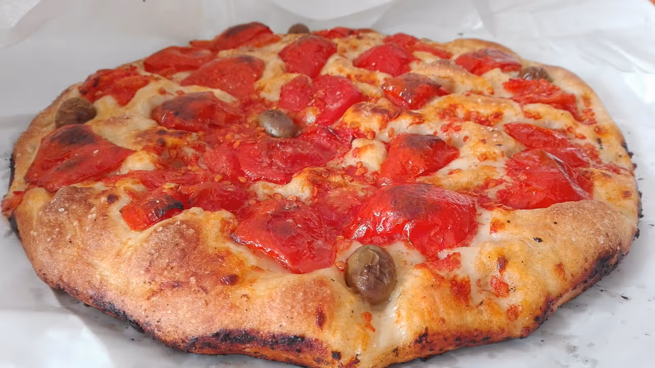 Style focaccia food in Bari