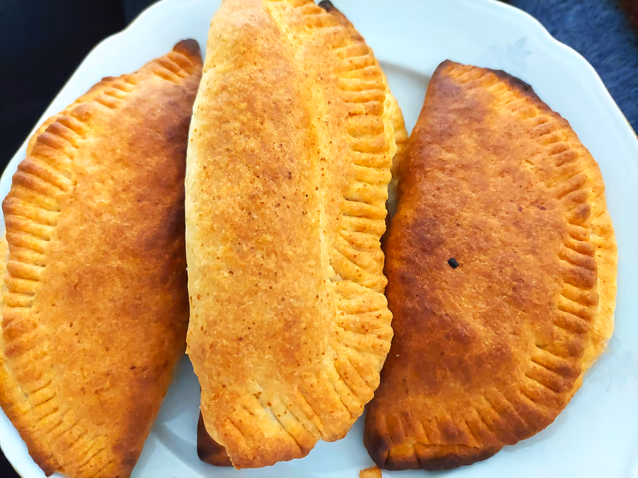 Fried stuffed dough food in Bari