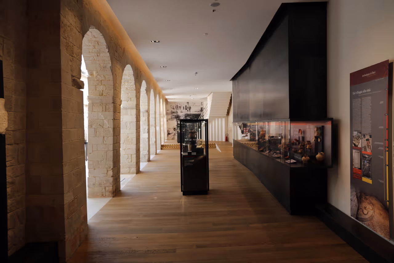 Santa scolastica archaeological museum in Bari