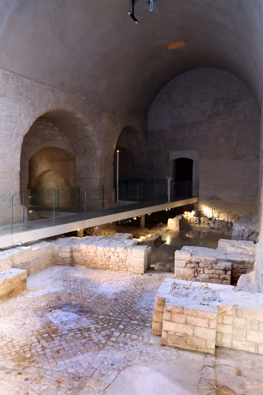 Emperor augustus promenade in Bari