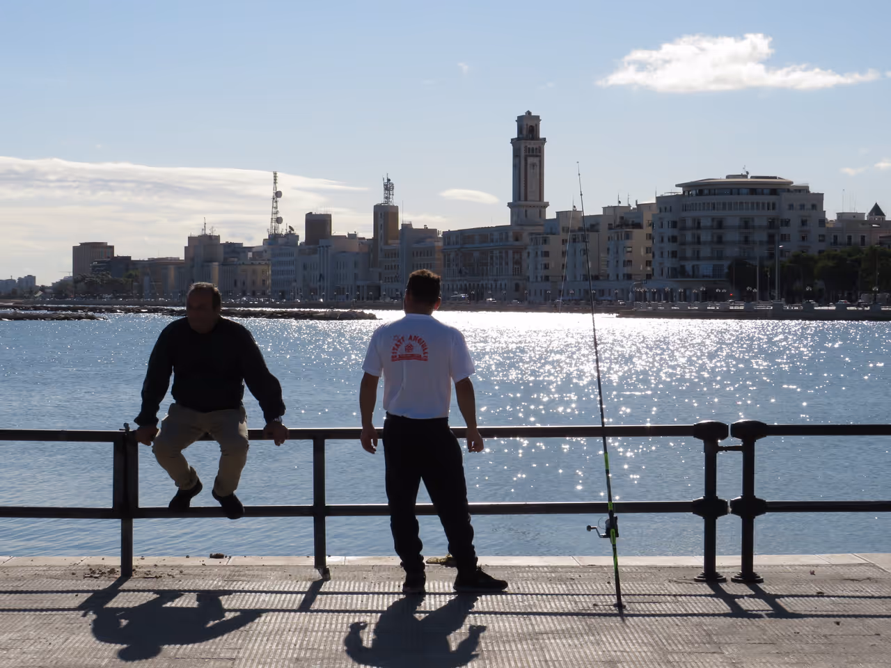 Traditional fishing boats in Bari
