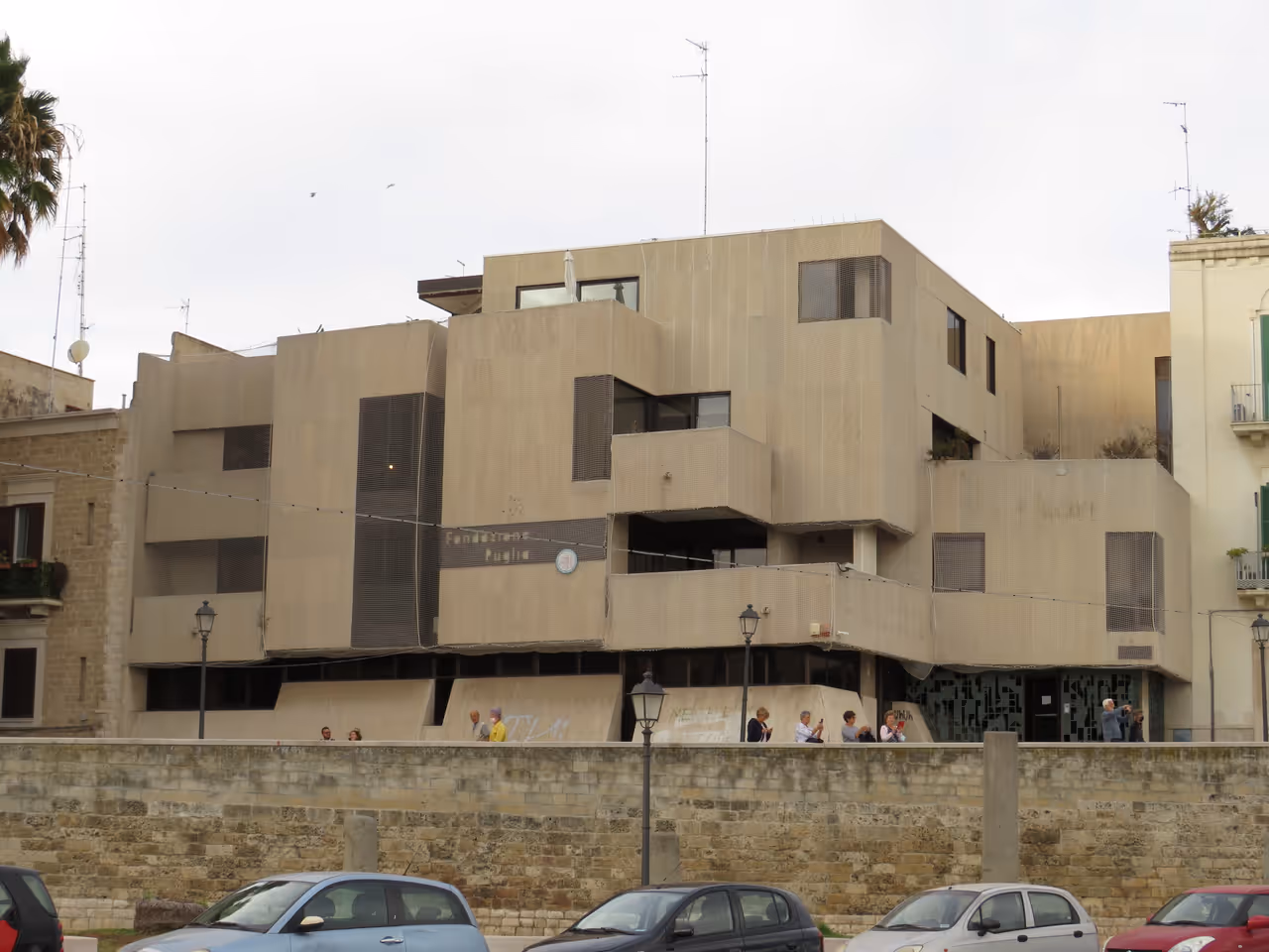 The ancient city walls in Bari