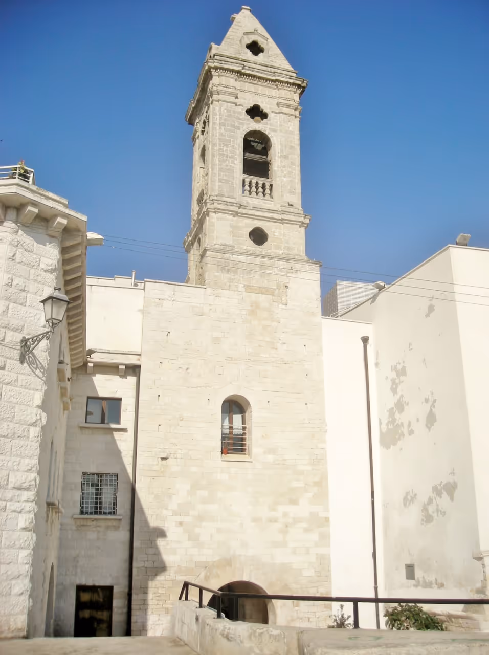 The ancient city walls in Bari