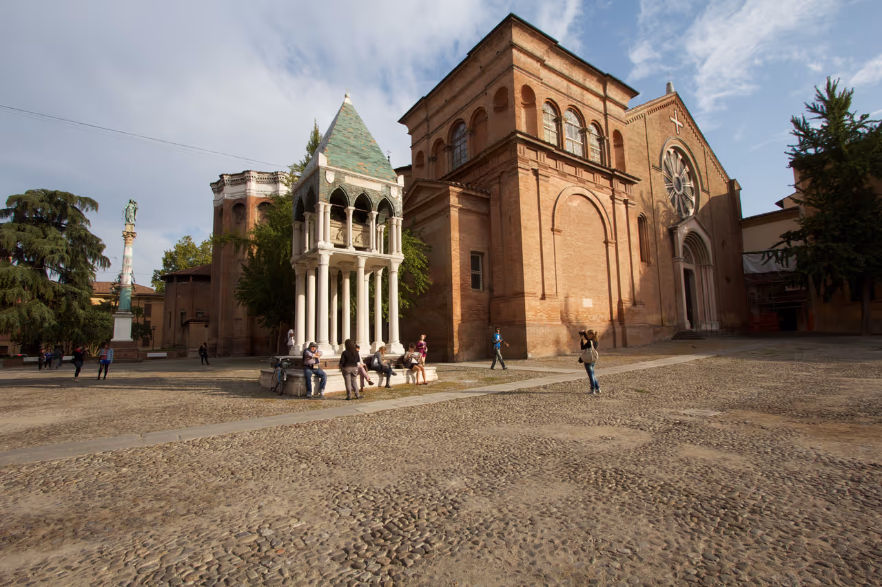 Basilica of saint dominic in Bologna