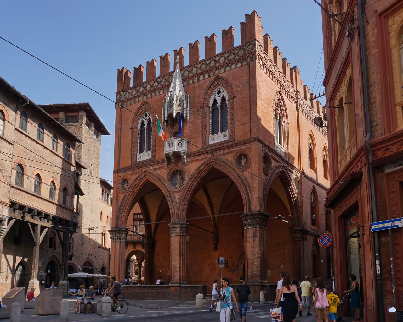Palace of merchandise in Bologna