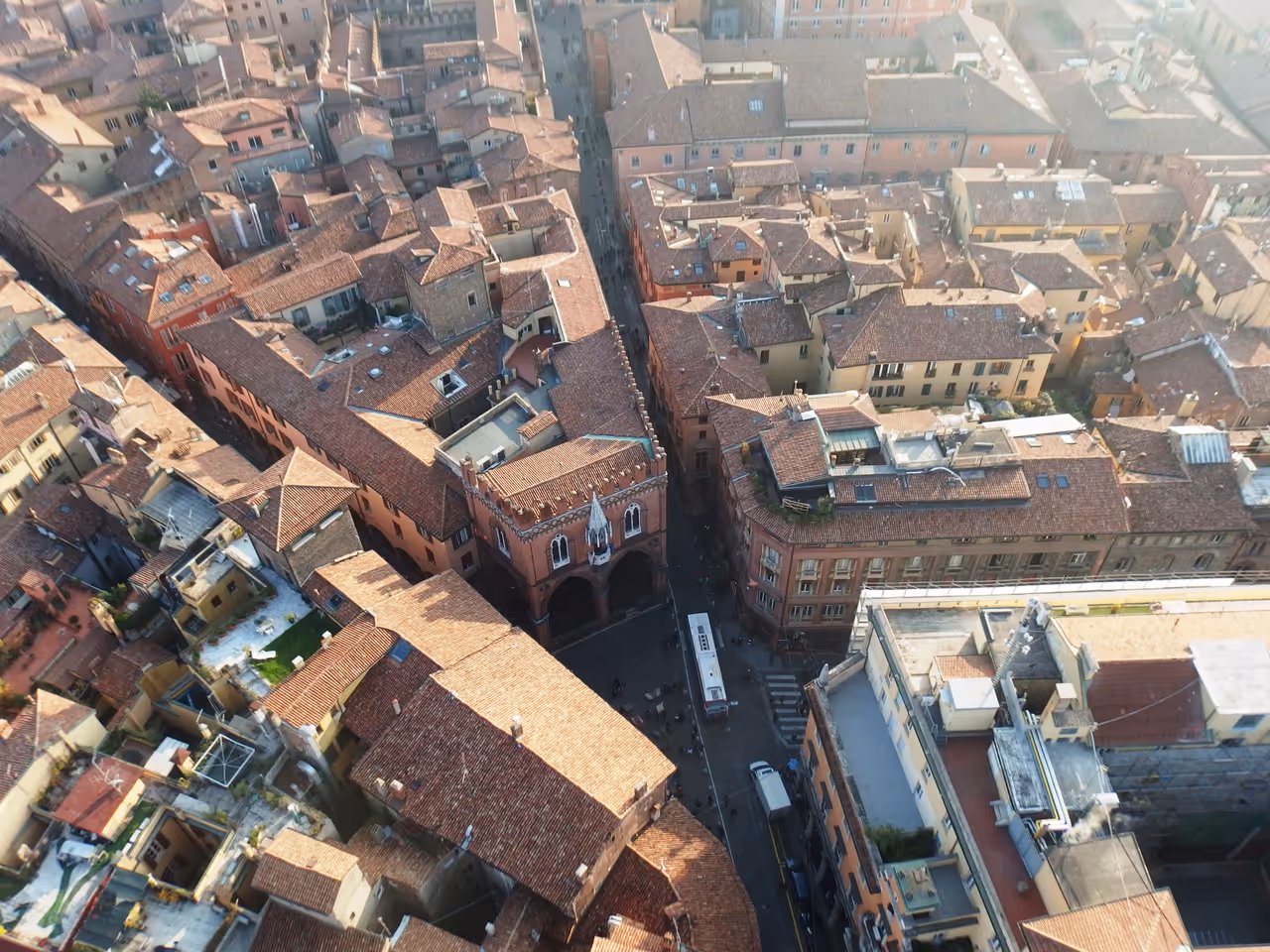 Palace of merchandise in Bologna