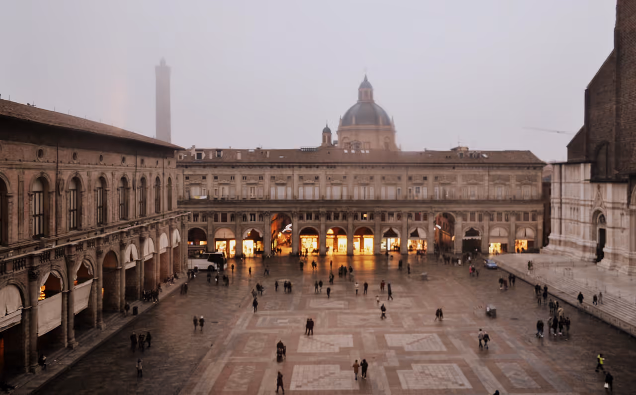 Palace of the banks in Bologna