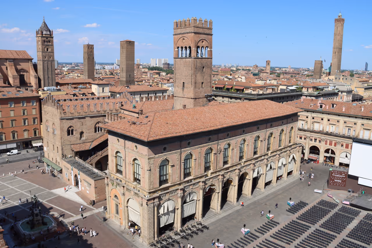 Palace of the podesta in Bologna