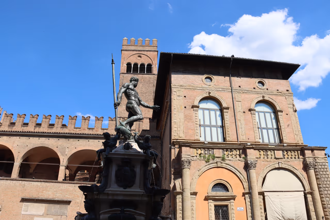 Palace of the podesta in Bologna