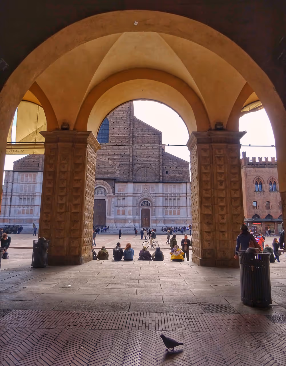 Palace of the podesta in Bologna