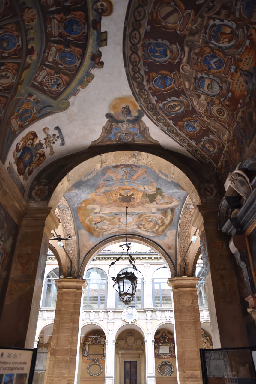 Archiginnasio of in Bologna