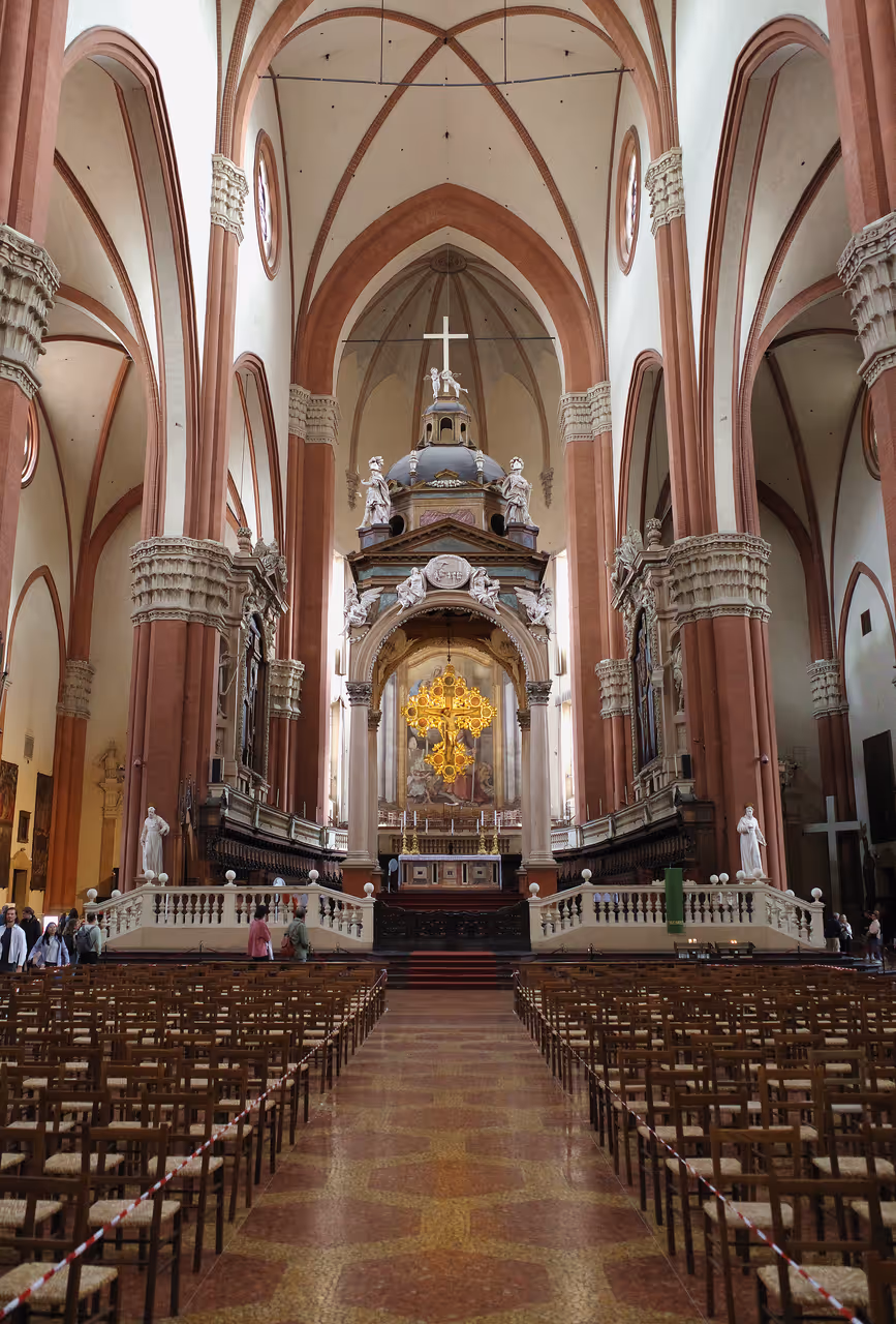 Basilica of san petronio in Bologna
