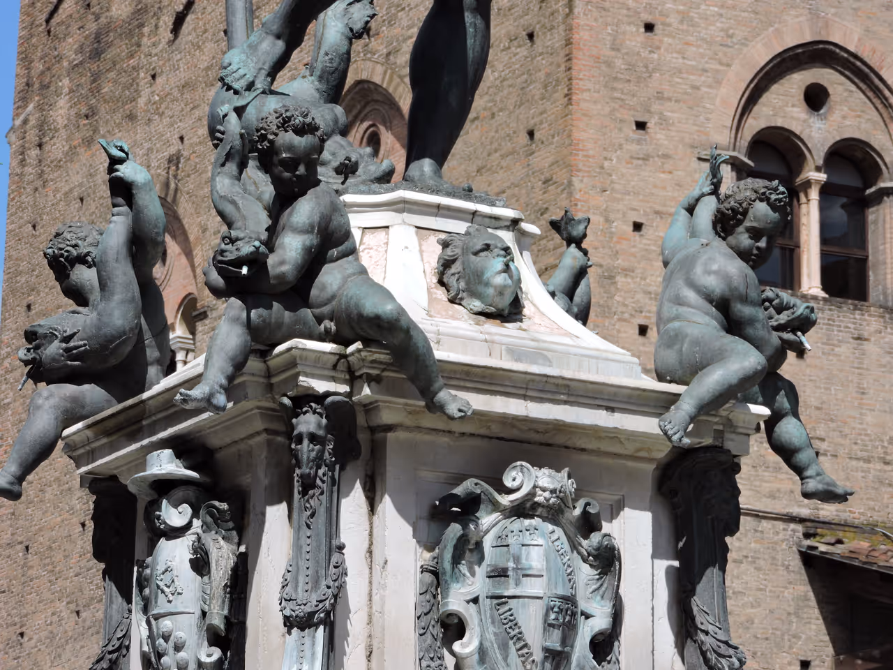 Fountain of neptune in Bologna