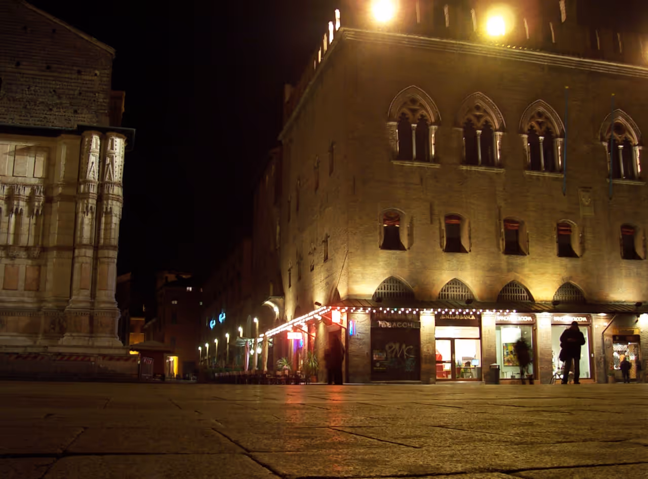 Piazza maggiore in Bologna