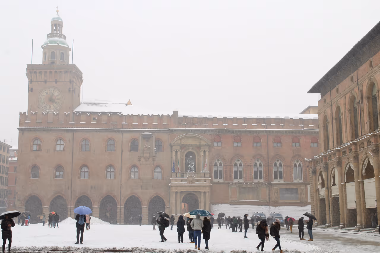 Piazza maggiore in Bologna