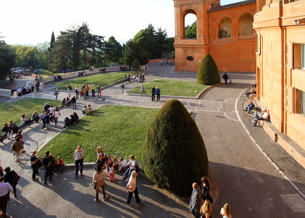Sanctuary of the madonna of san luca in Bologna